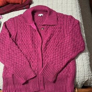 For Love & Lemons mulberry 2x cardigan sweater